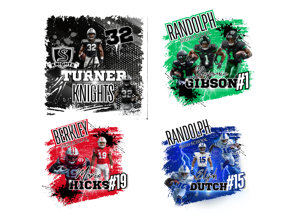 Editable Football Canva Designs