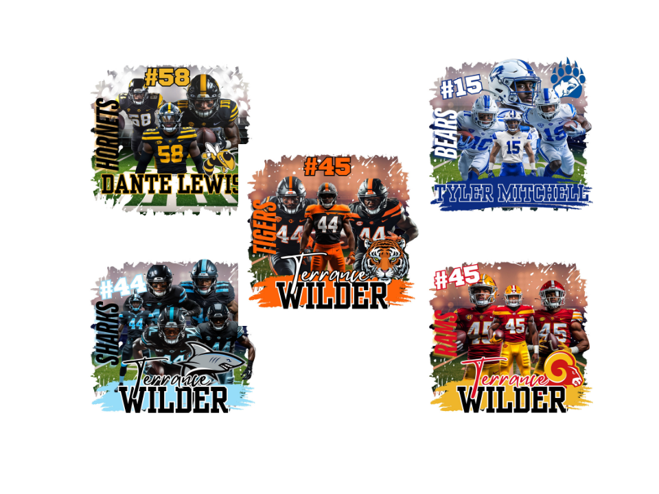 Editable Football Canva Designs