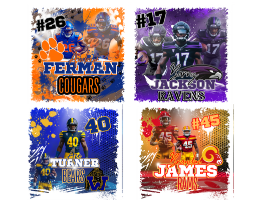 Editable Football Canva Designs