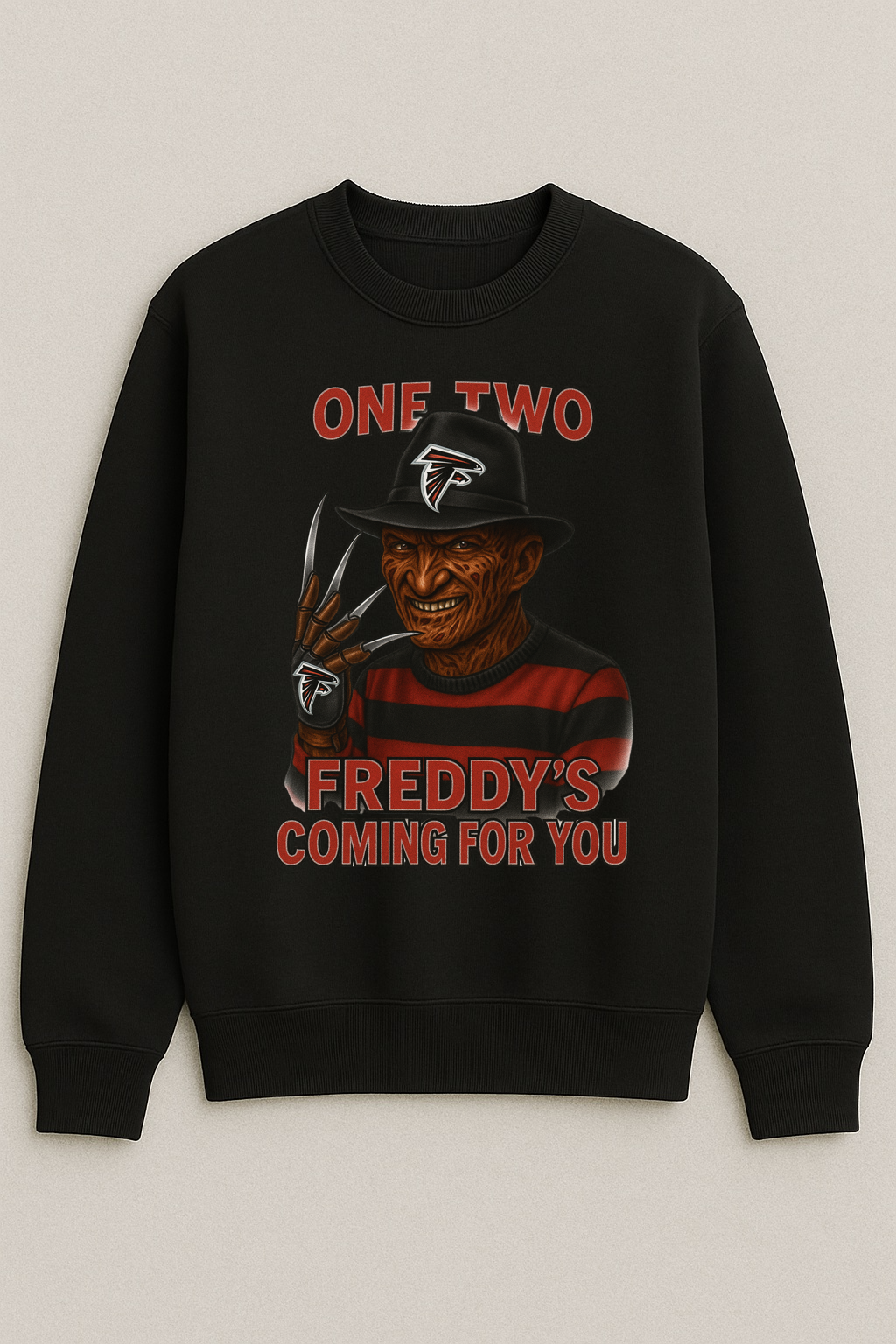 Freddy Krueger Unisex Football Crewneck