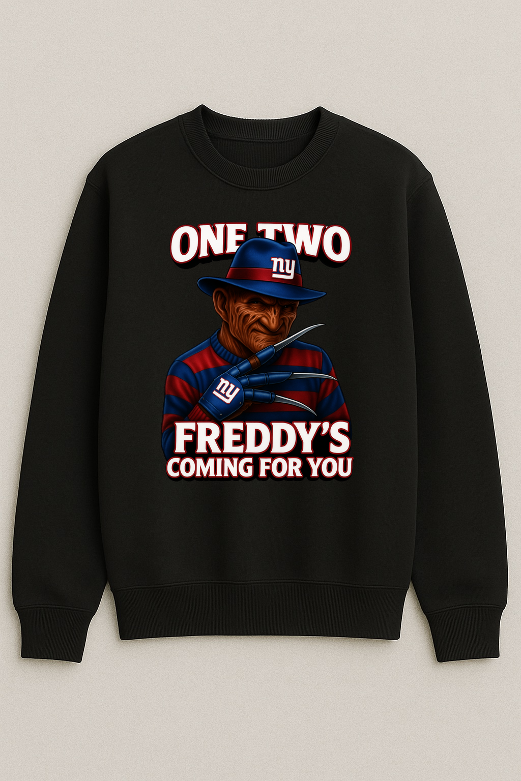 Freddy Krueger Unisex Football Crewneck