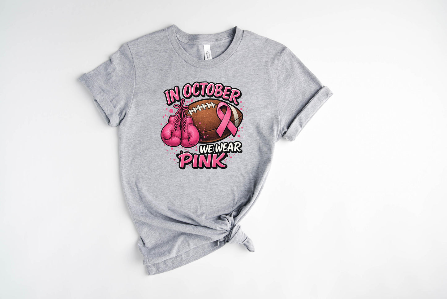 Game Day Fighter Breast Cancer Tee