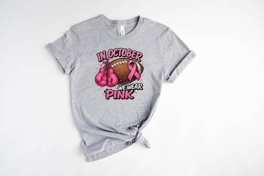 Game Day Fighter Breast Cancer Tee