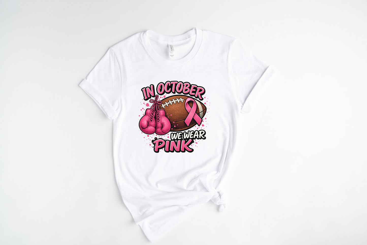Game Day Fighter Breast Cancer Tee